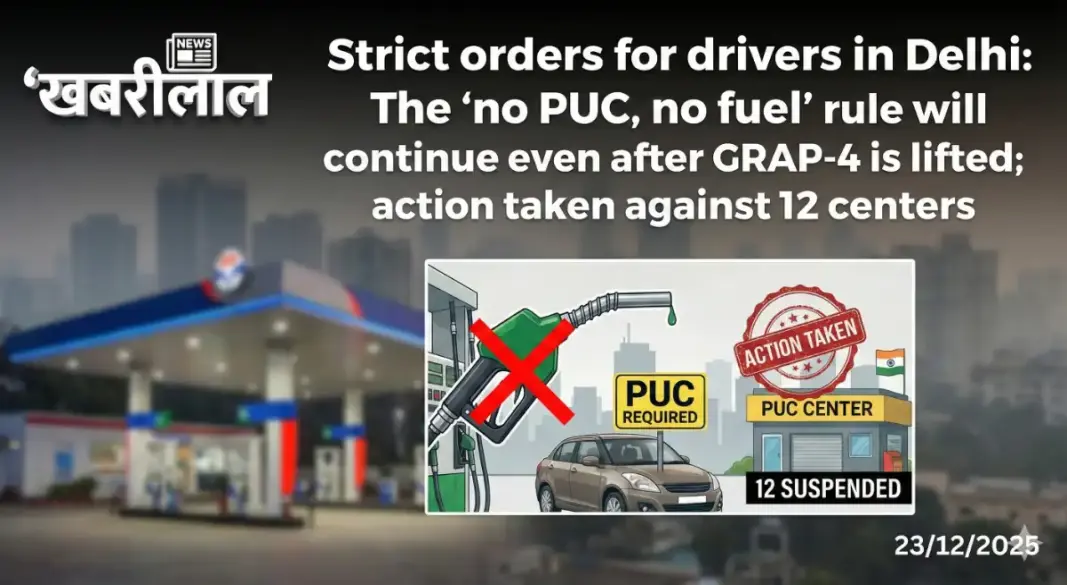 delhi pollution control no puc no fuel policy continued after grap 4 manjinder singh sirsa