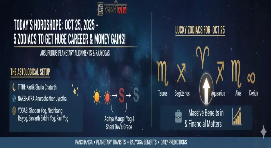 aaj ka rashifal 25 october 2025 horoscope all zodiac signs