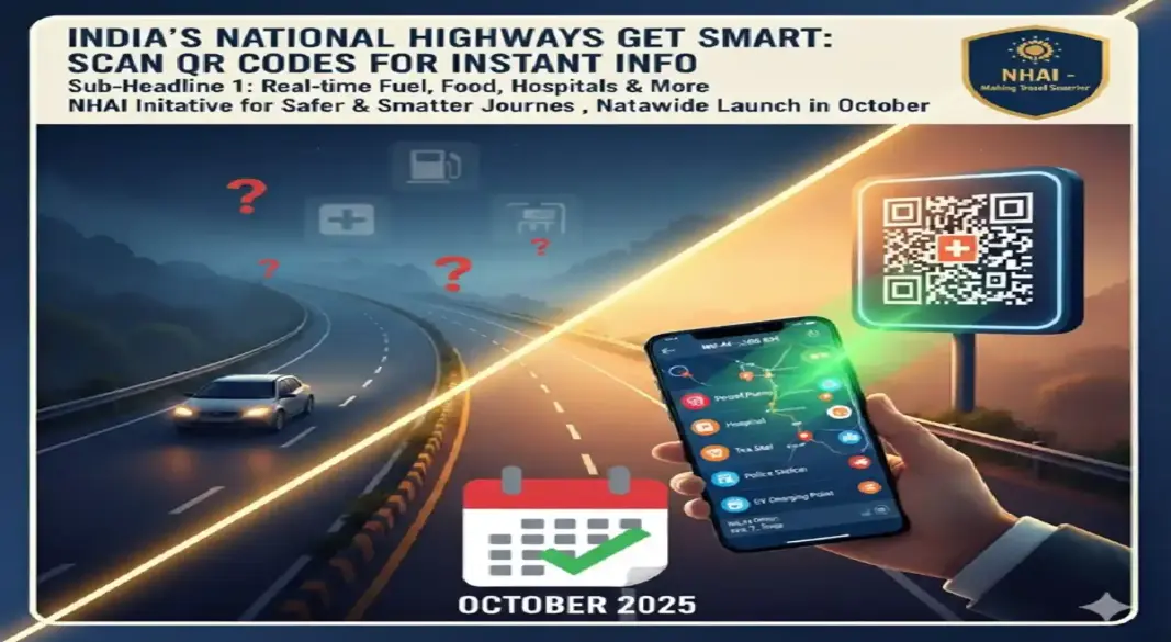 No More Highway Hassles: NHAI Installs QR Code Boards for Instant Access to Nearby Services