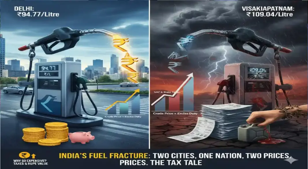 One Nation, 100 Petrol Prices: Why Delhi Pays ₹95 While Your City Crosses ₹109?