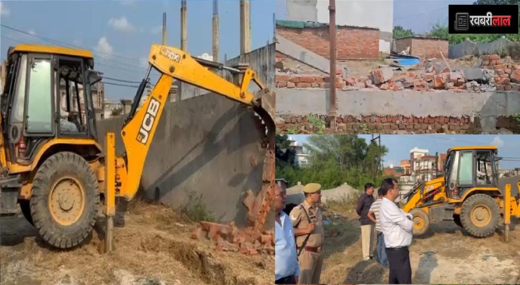 मेरठ में चला बुलडोजर: अल्पसंख्यक समुदाय को ही प्लॉट देने के आरोप वाली अब्दुल्लाह रेजीडेंसी पर बड़ी कार्रवाई