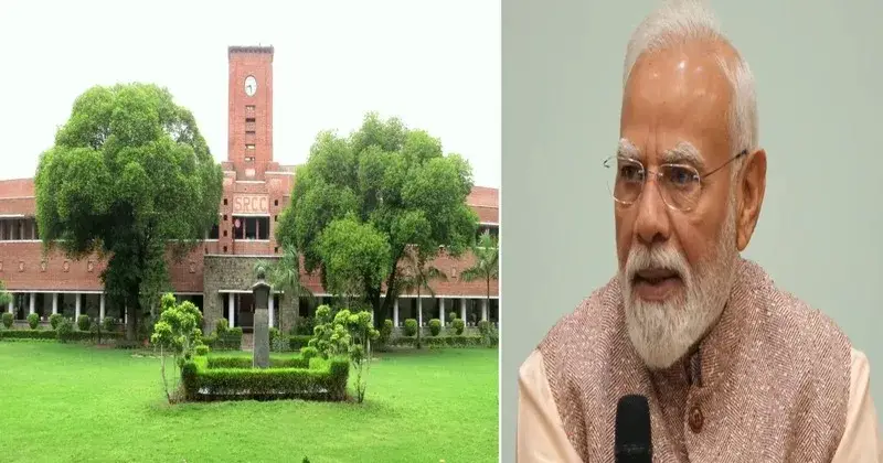 पीएम मोदी की 13 साल बाद श्रीराम कॉलेज में स्पीच : कहा- मैंने लाल किले से होम्योपैथी की गोली दी, सारे दिमागी नक्सल बौखलाने लगे